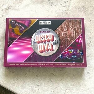 Sephora Eyeshadow Disco Diva Playlist  palette, never used, brown neutrals